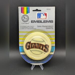 Vintage NOS Cal Custom San Francisco Giants Grille Topper Sign Accessory Bumper